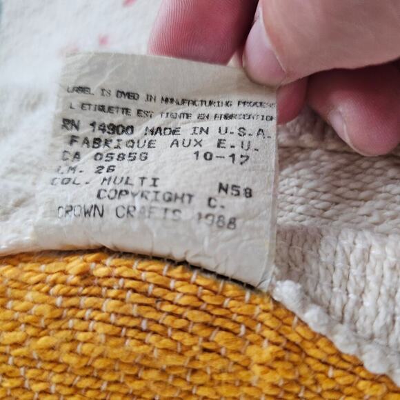 Vintage Christmas Holiday Blanket 100% Cotton Home Decor Gift Seasonal Winter - Picture 4 of 4